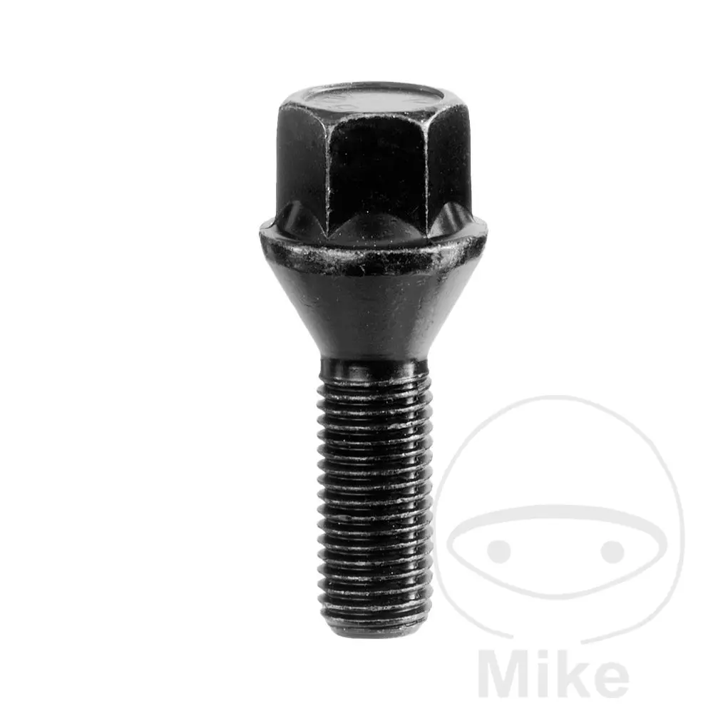 Goujon de roue M12x1.25x26 KE17 noir SCC Fahrzeugtechnik - Paquet de 10