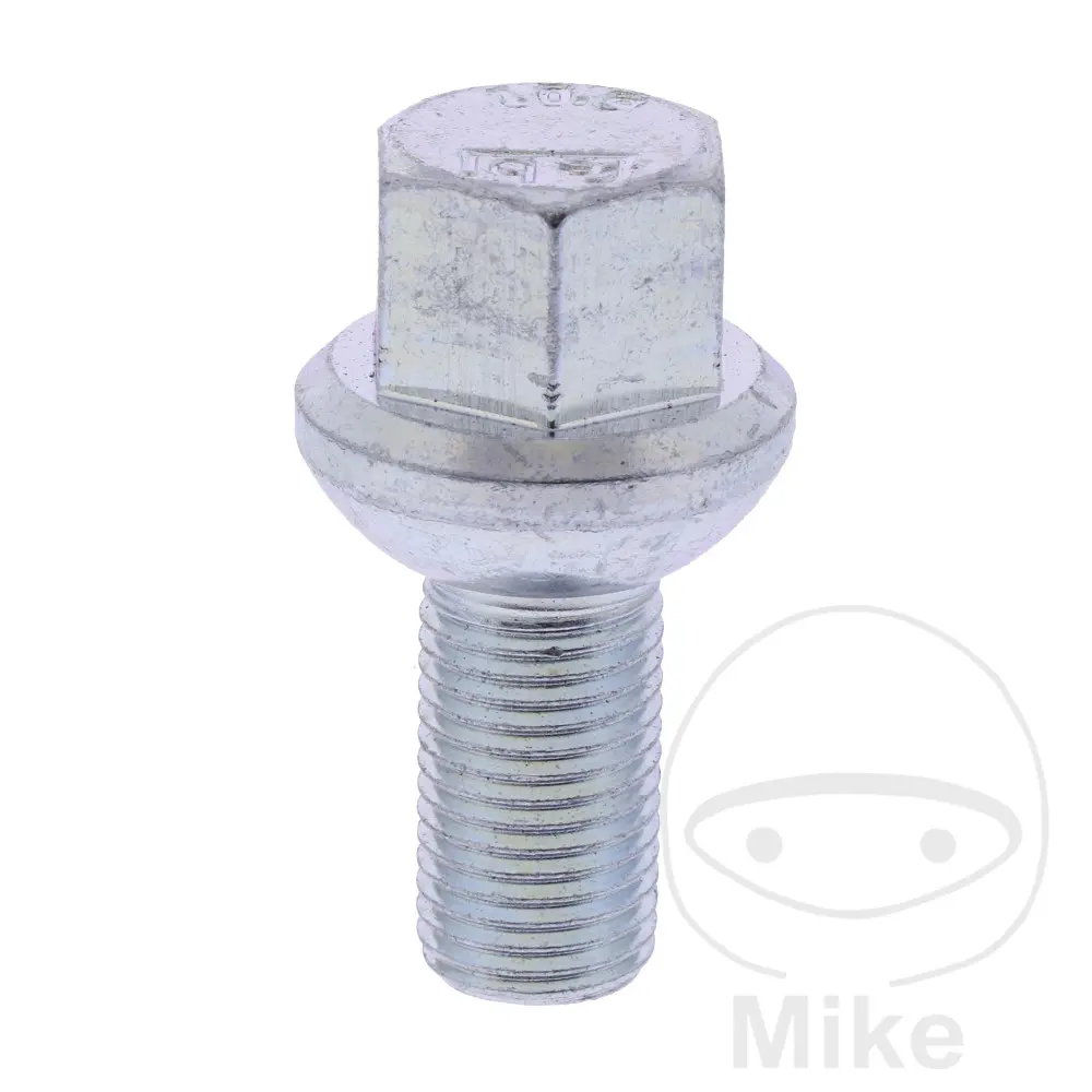 휠 스터드 M14x1.5x25 플랜지 19 실버 SCC Fahrzeugtechnik - 10개입 팩