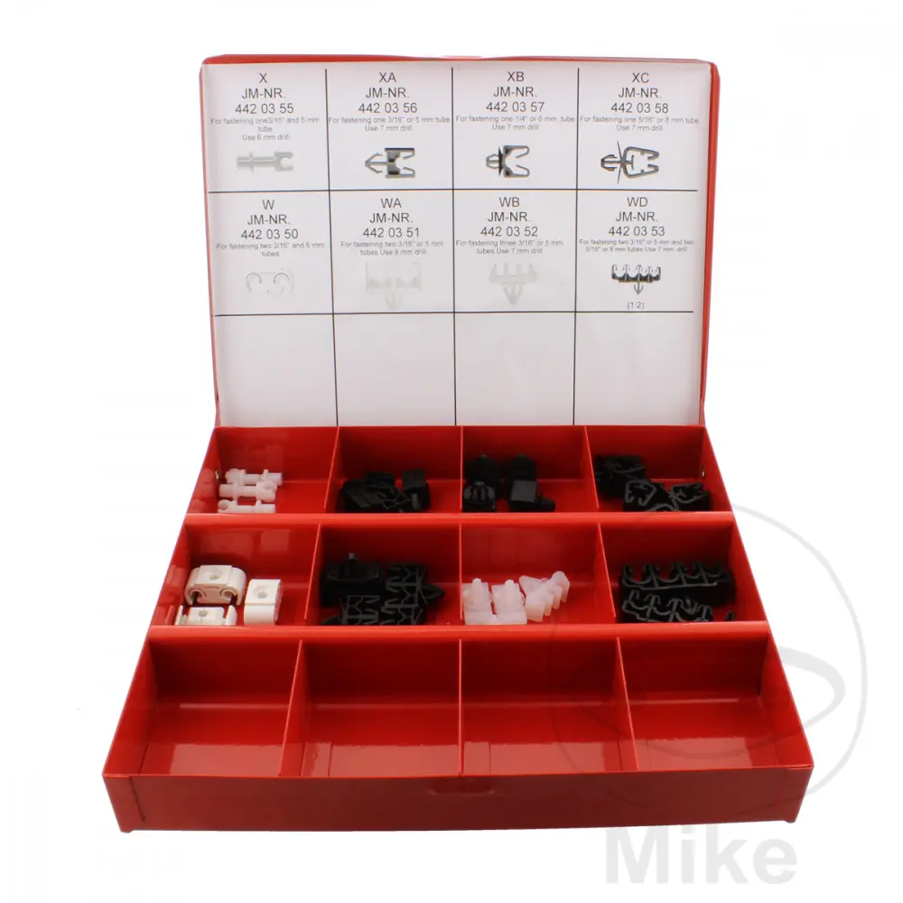 Brake Line Clamp Assortment 30 pieces Quick Brake