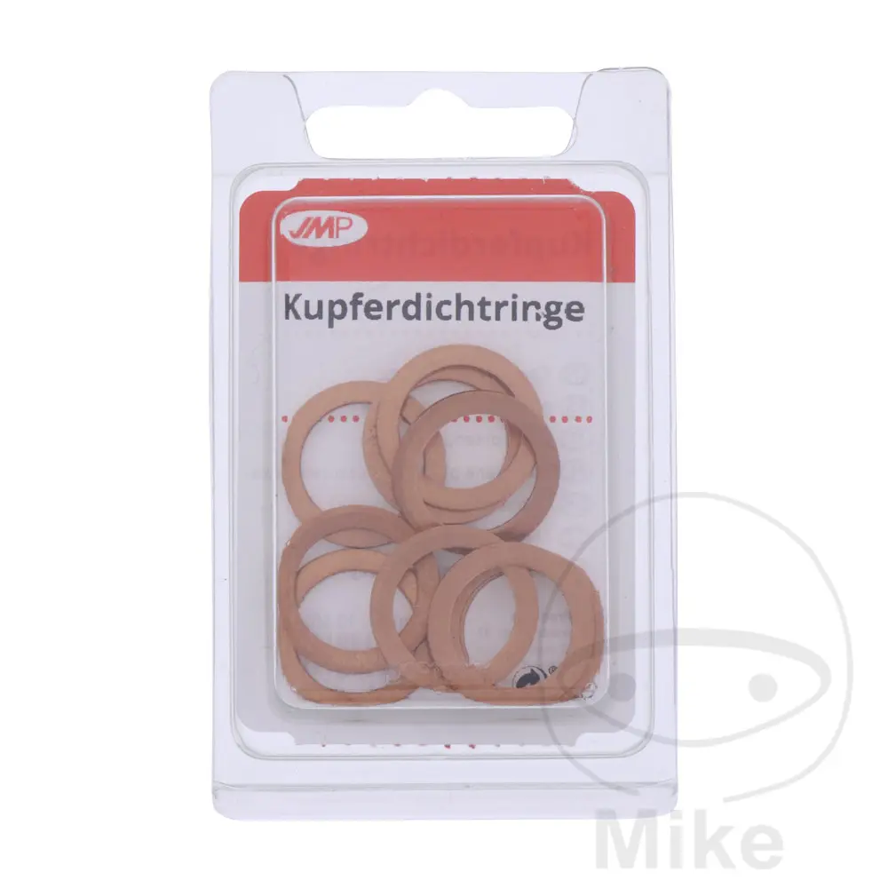 Kobber tetningsring 14X20X1.5 JMP - Pakke med 10 stk