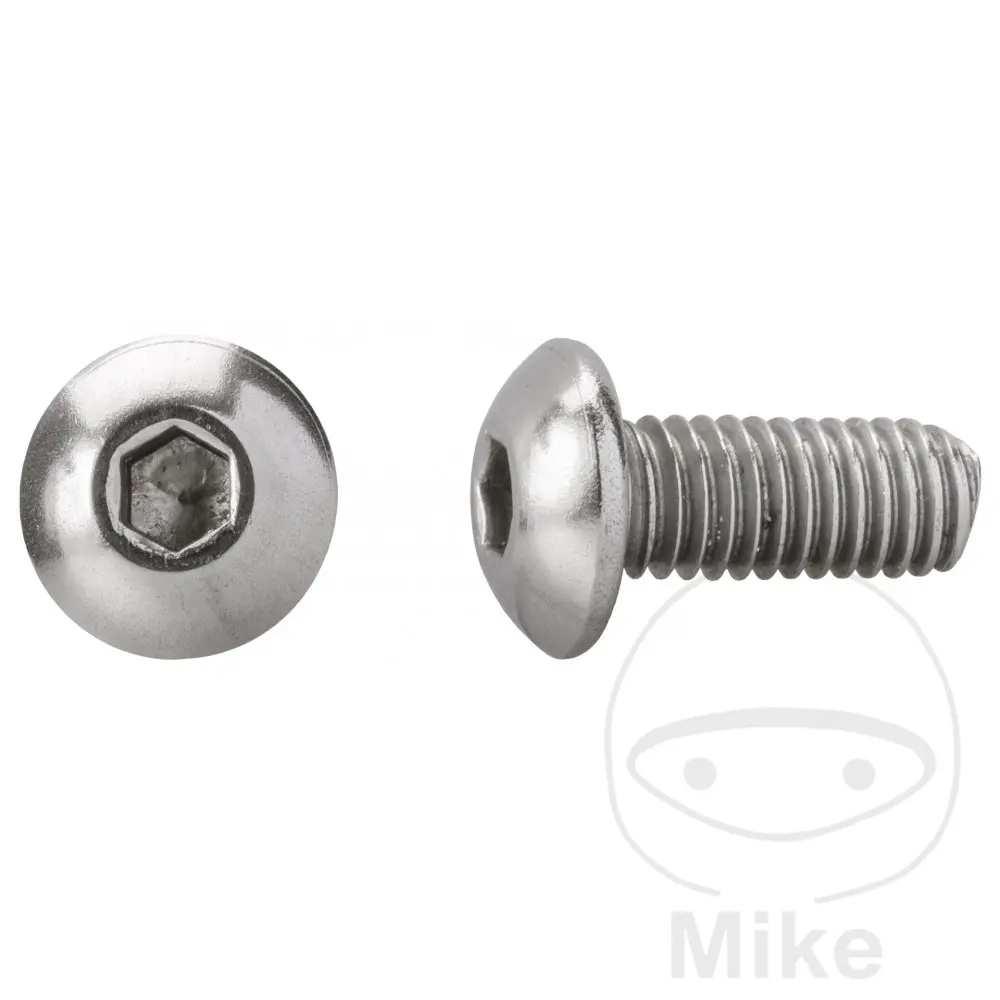 Schrauben Dresselhaus Bolt A2 M6x40 ISO 7380-2 Packung 200 Stück