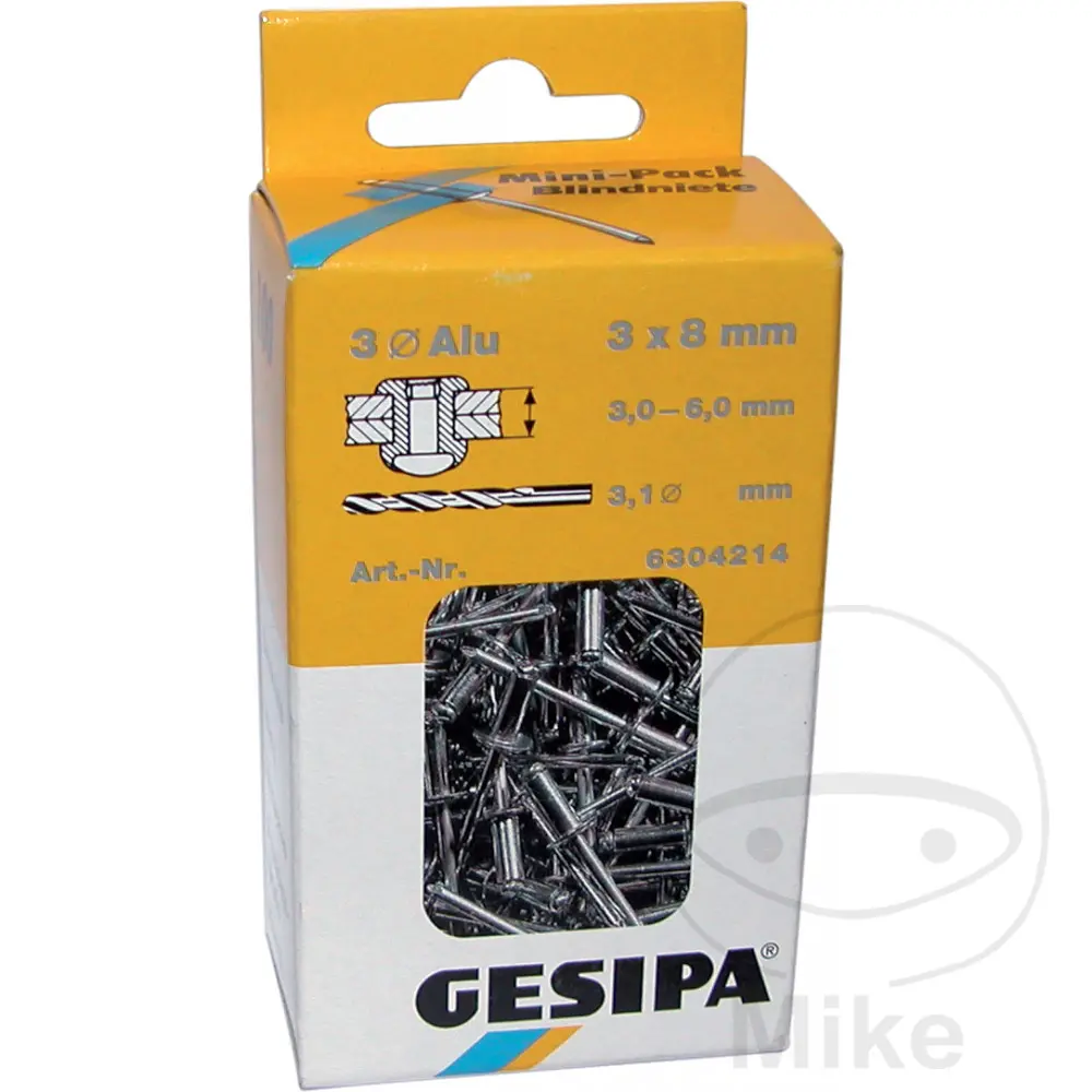 ব্লাইন্ড রিভেট 4x6 100 পিস প্যাকেট ট্রাস হেড EDE