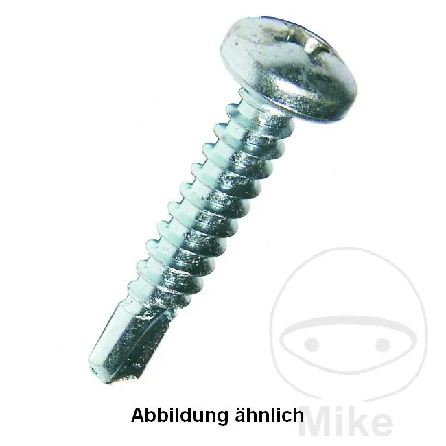 Selbstschneidende Schraube Dresselhaus SHK3.5X19 galvanisiert 7504M Packung mit 100 Stück