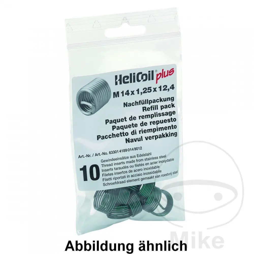 Réparation de filetage Helicoil Plus M9 Recharge 10 ST