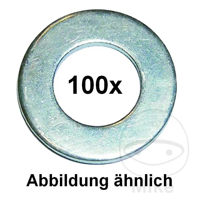 Dresselhaus 아연 도금 와셔 M10 125 팩 100개