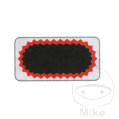 Ovale Flicken Größe F2 50X25 Tip Top Automotive