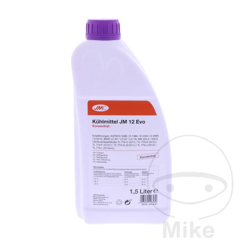 Liquide de refroidissement JM 12 EVO 1.5 avec protection antigel JMC