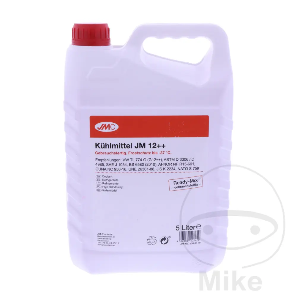 Kühlmittel JM 12++ 5 L mit Frostschutz Ready-Mix JMC