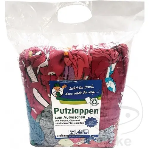 Stracci per pulizia cotone colorato 2,5 kg EDE