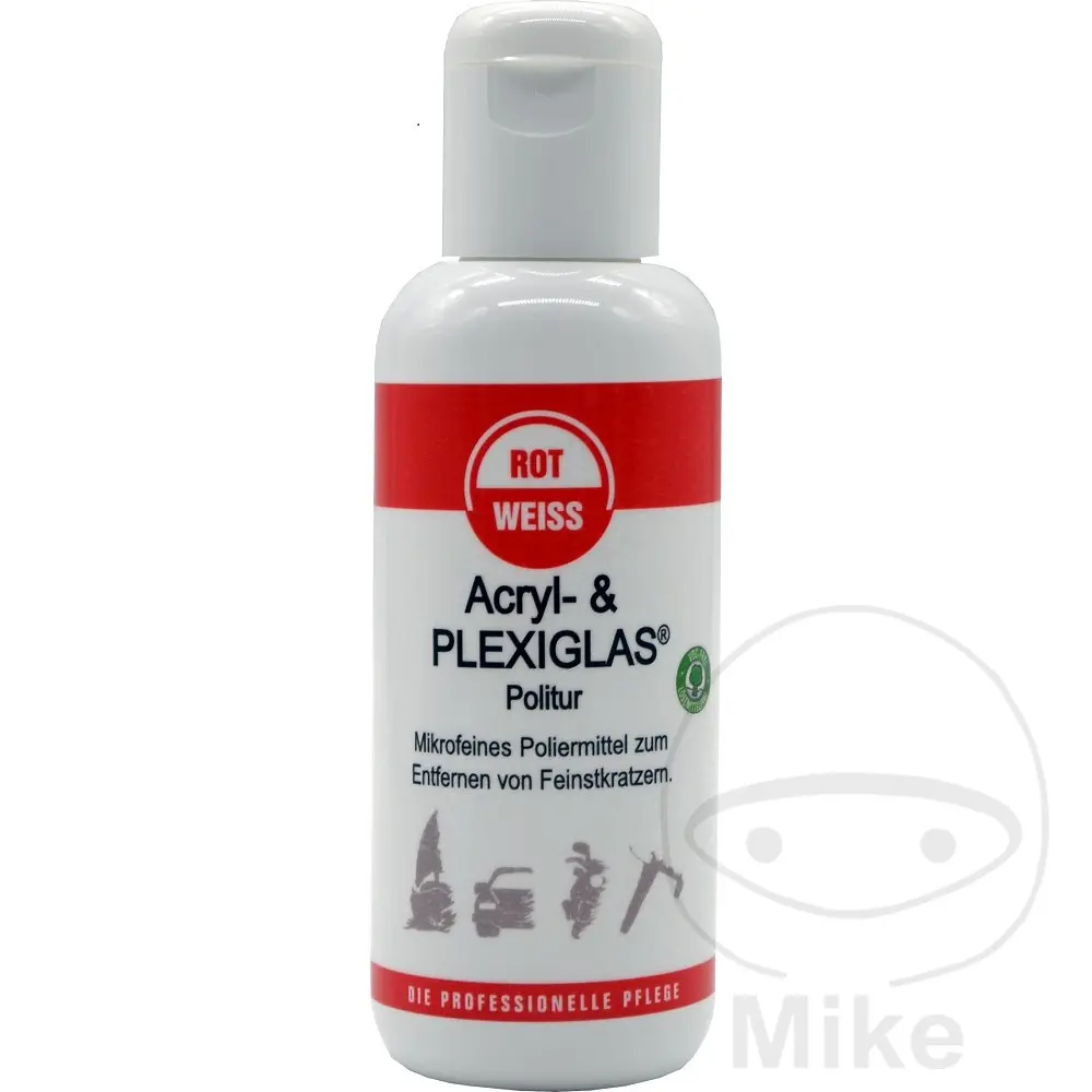 アクリル&プレキシ用 ポリッシュ 150ml レッド ホワイト — Rotweiss, 洗浄剤