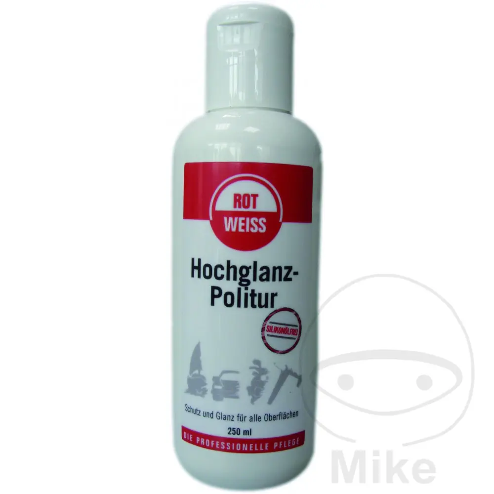 Rotweiss Poli haute brillance 250 ml Rouge-blanc sans silicone