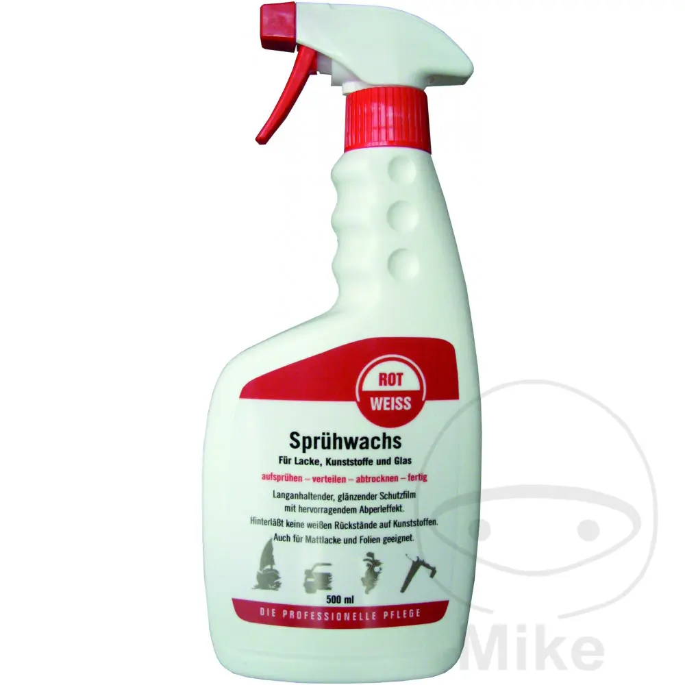 Cire de pulvérisation Rotweiss 500 ml rouge-blanc