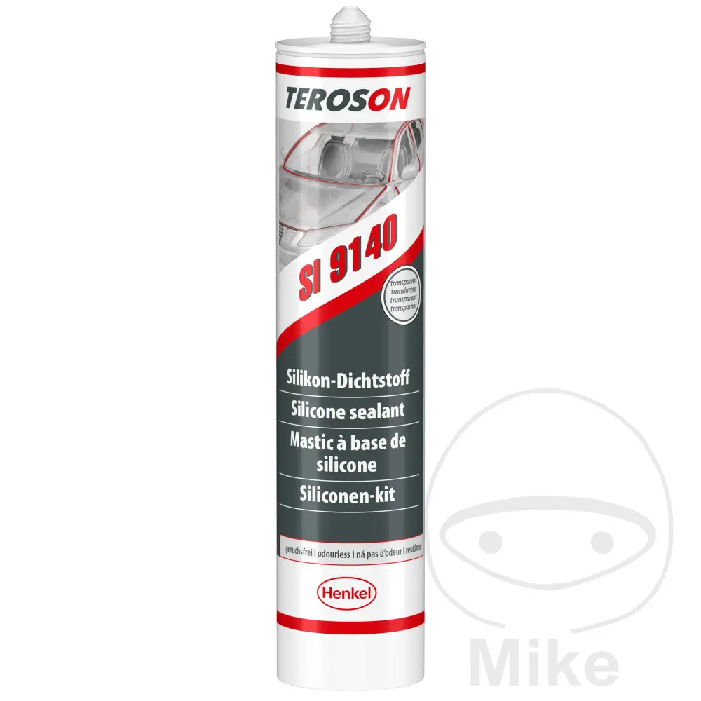 Scellant silicone 310 ml Teroson 9140 kart argent transparent