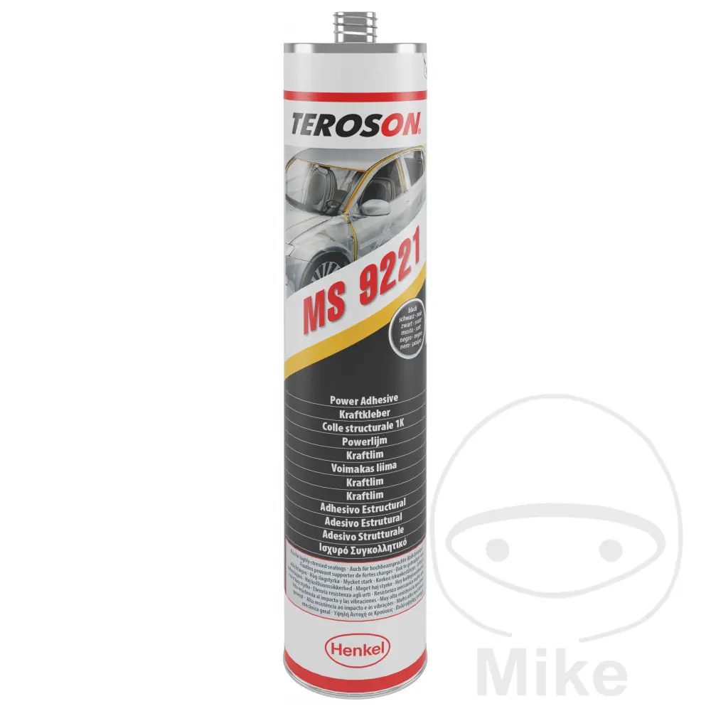 Teroson MS 9221 DUE 5550322 Black Strong Adhesive 310 ml