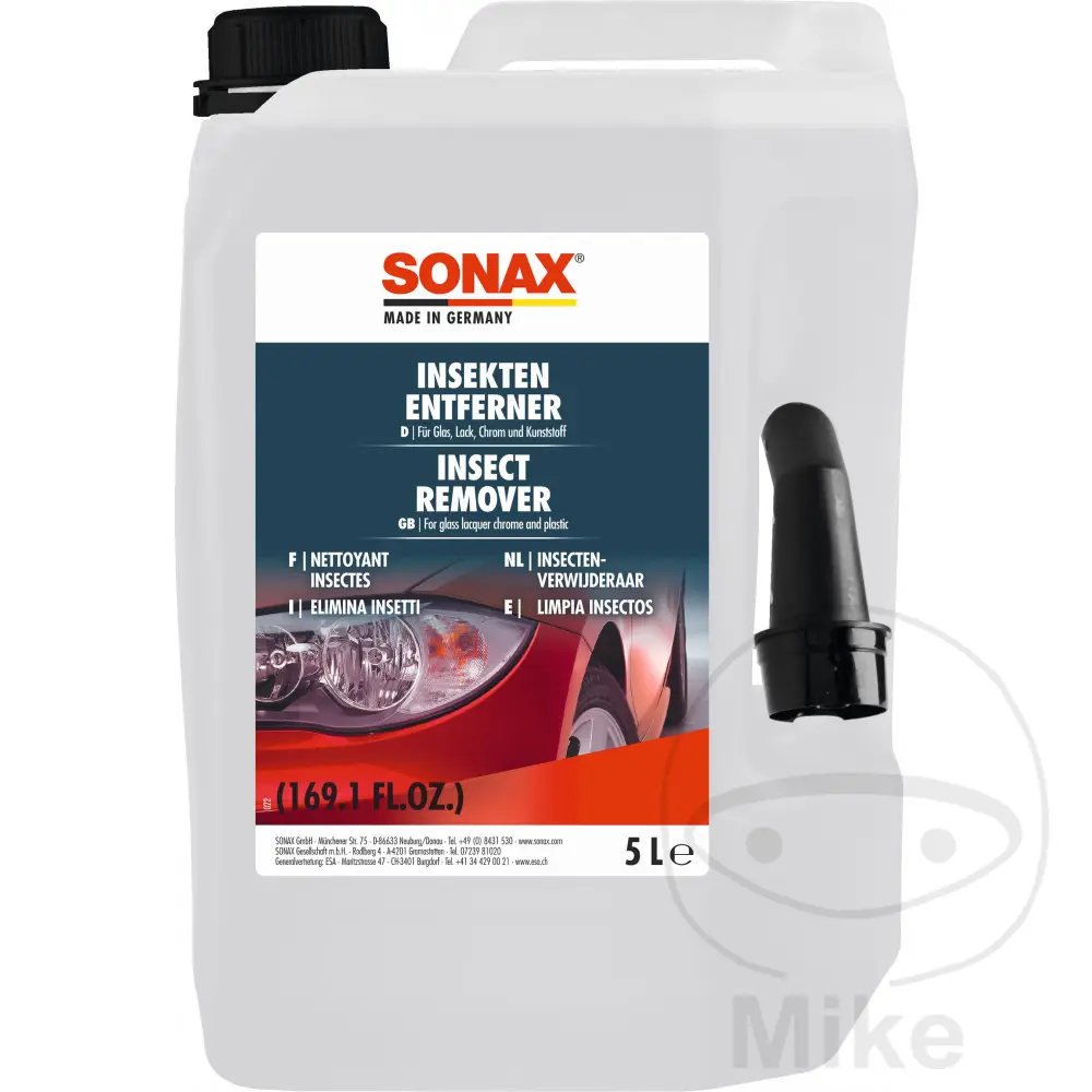 Détachant pour insectes Sonax 5 litres avec verseur 5566022
