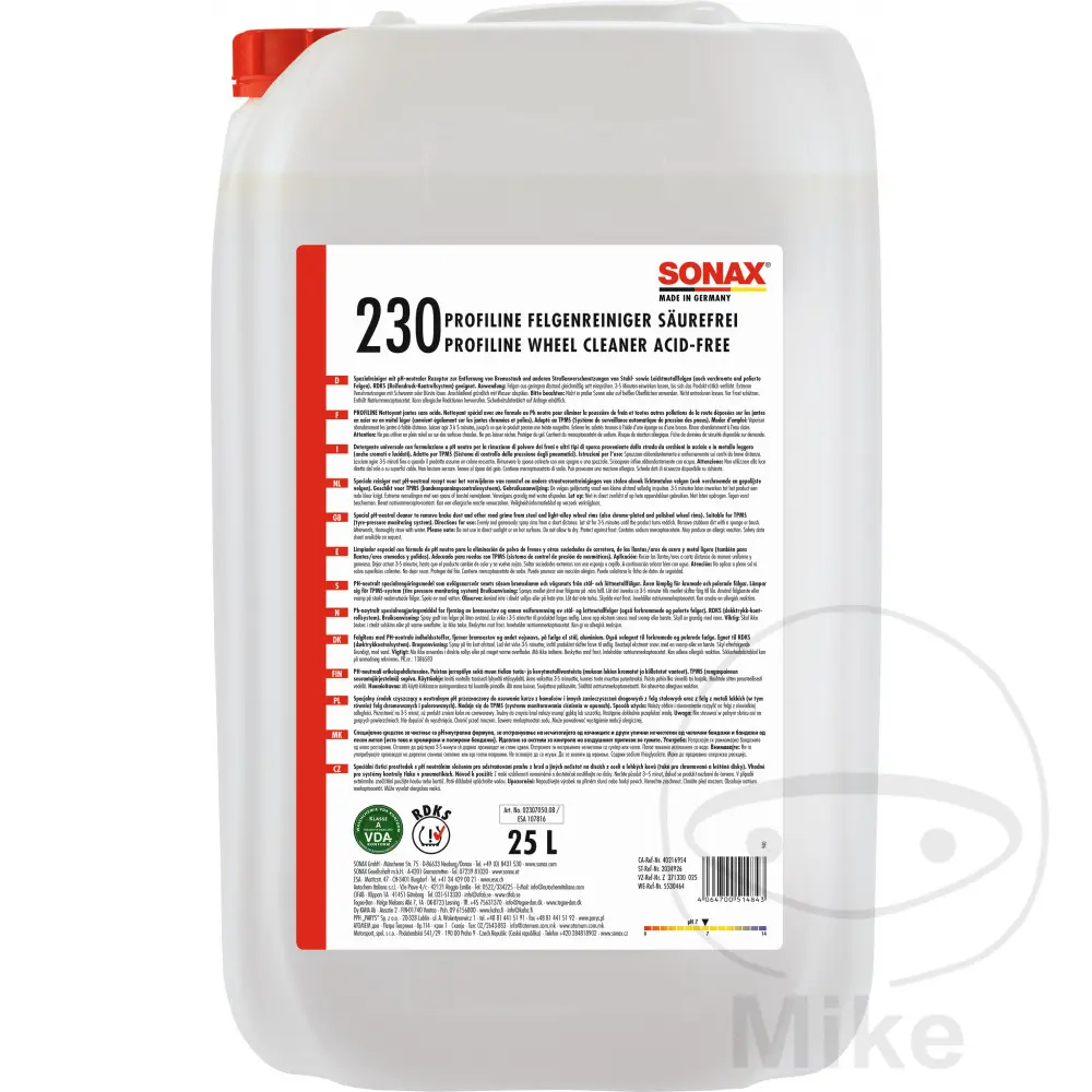 Čistič ráfků Sonax Plus 25 litrů