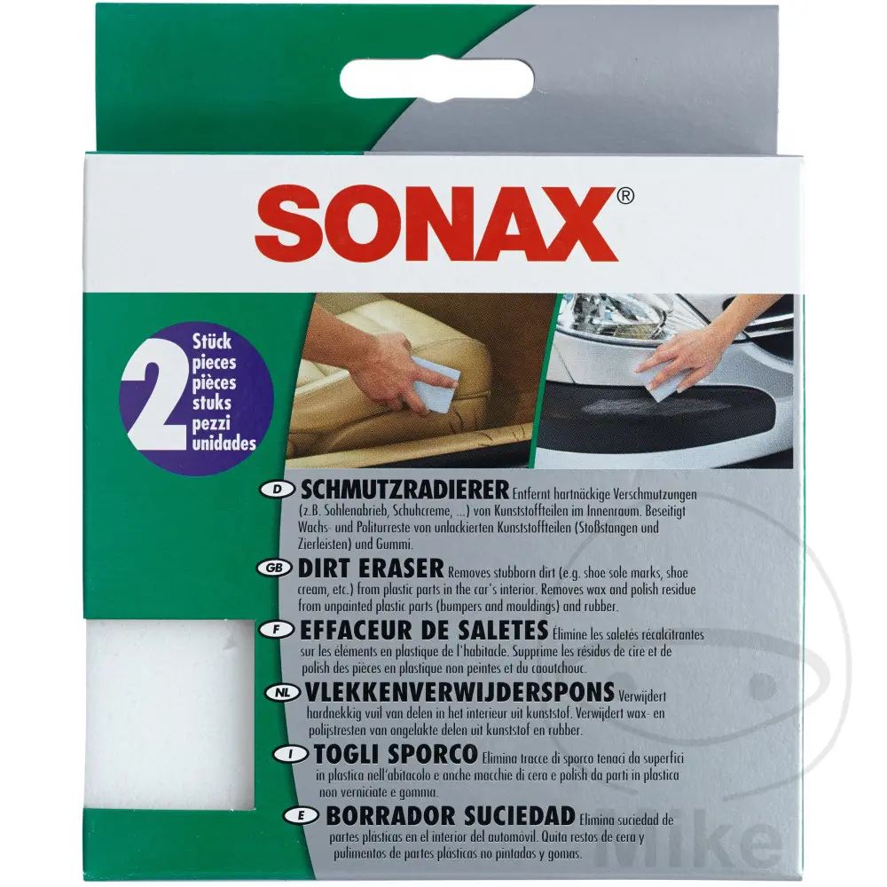 Éponge spéciale Sonax DIRT ROTIER 2 pièces