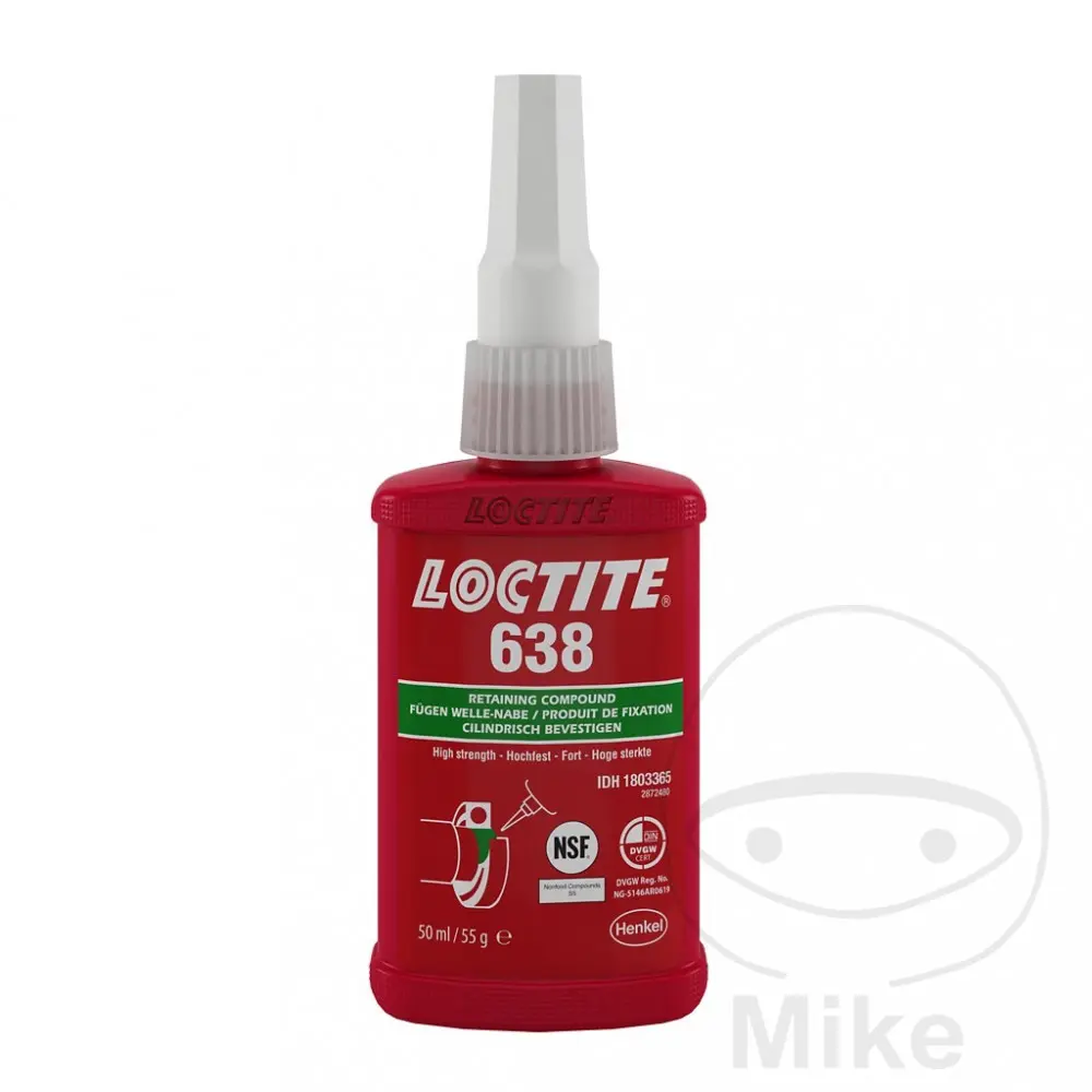 Loctite Retaining compound 638 50 ml haute résistance