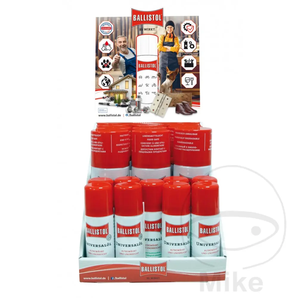 Universaloel-displ 9X50ML + 9X200ML Ballistol