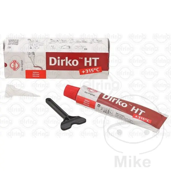 Pâte à joint Elring Dirko rouge HT silicone 315°C 70 ml