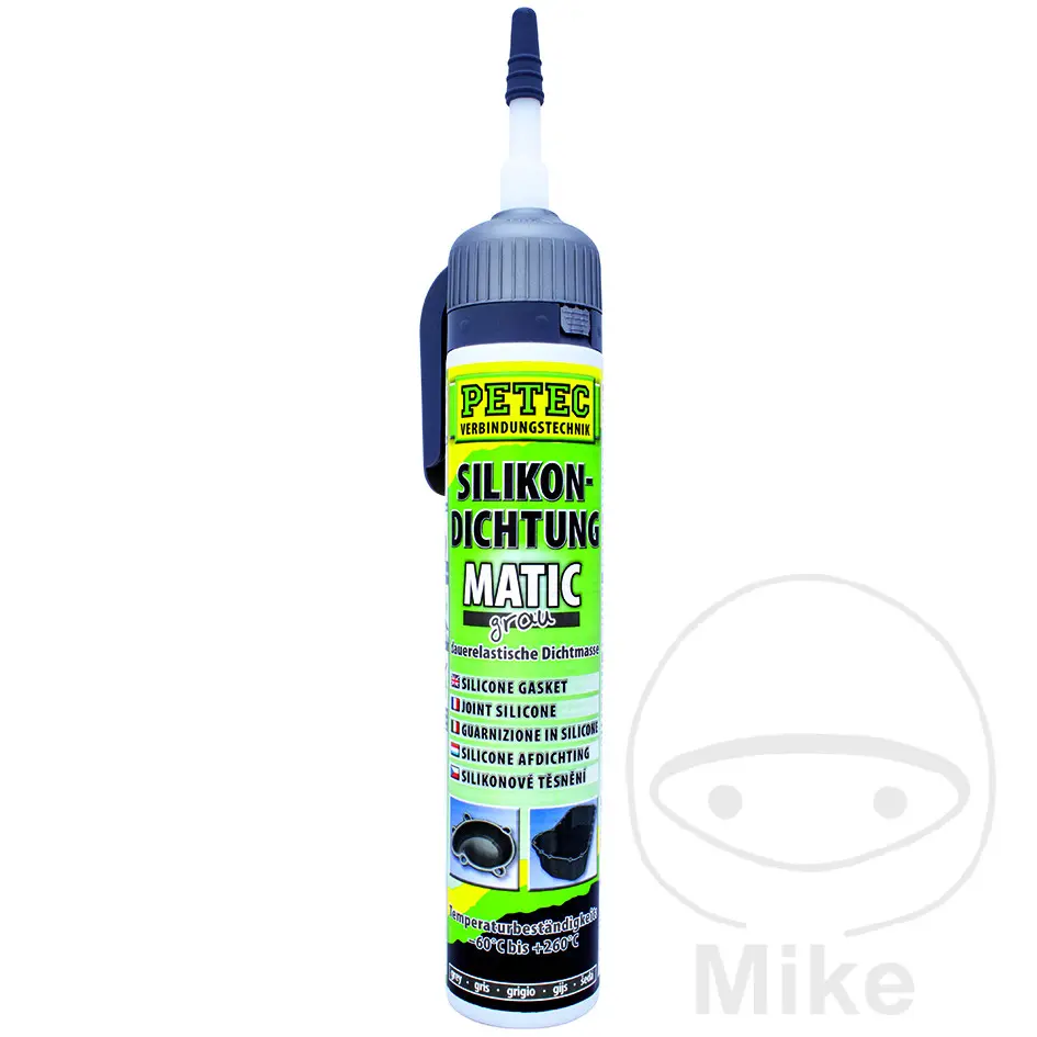 Silicone haute température gris 200 ml Petec