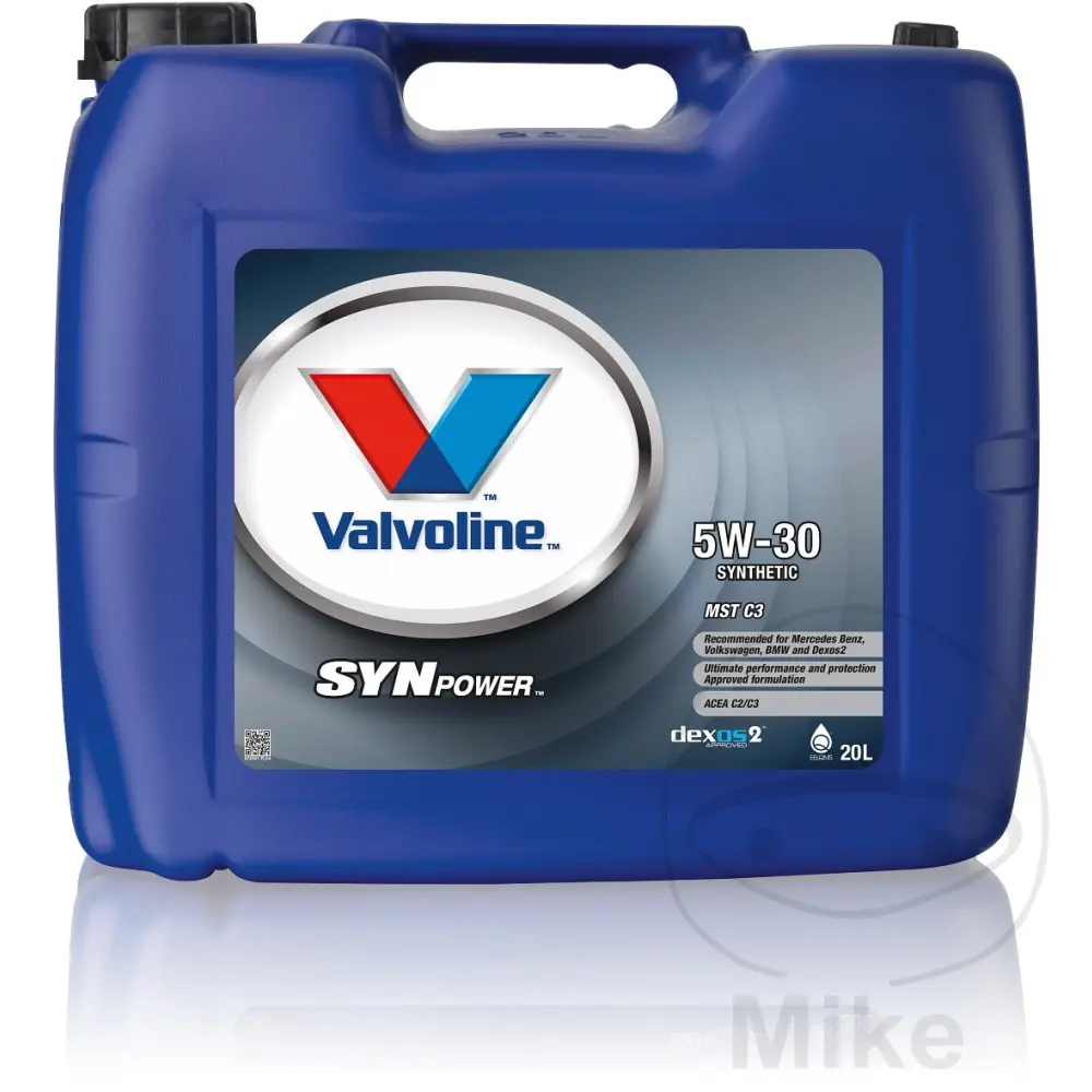 Motoröl Valvoline 5W30 MST C3 20 Liter mit Ablasshahn