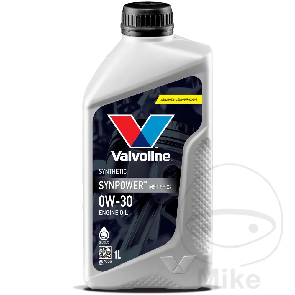Huile moteur Valvoline 0W30 MST FE C2 1L Synpower Alternative