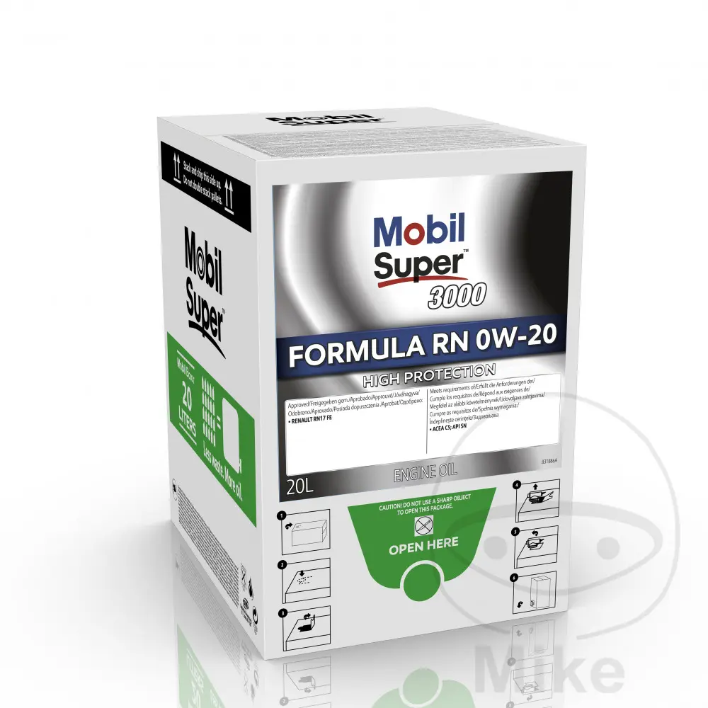 Motoröl Mobil 0W20 20L