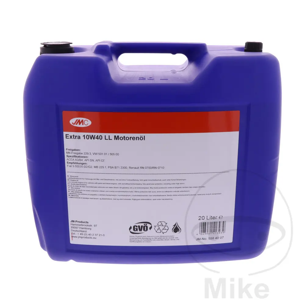 JMC EXTRA Alternative 10W40 LL 20L इंजन तेल