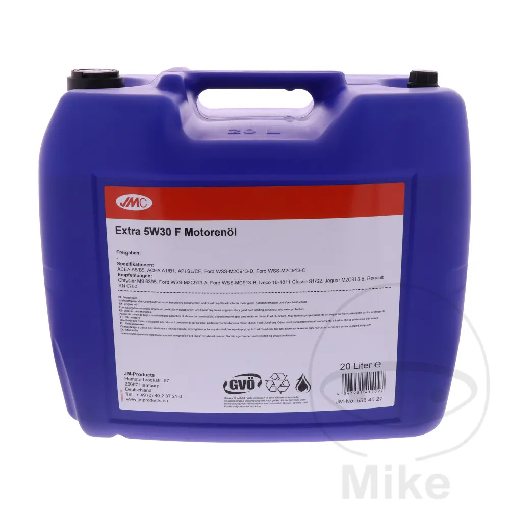 زيت محرك JMC EXTRA Alternative 5W30 20 لتر
