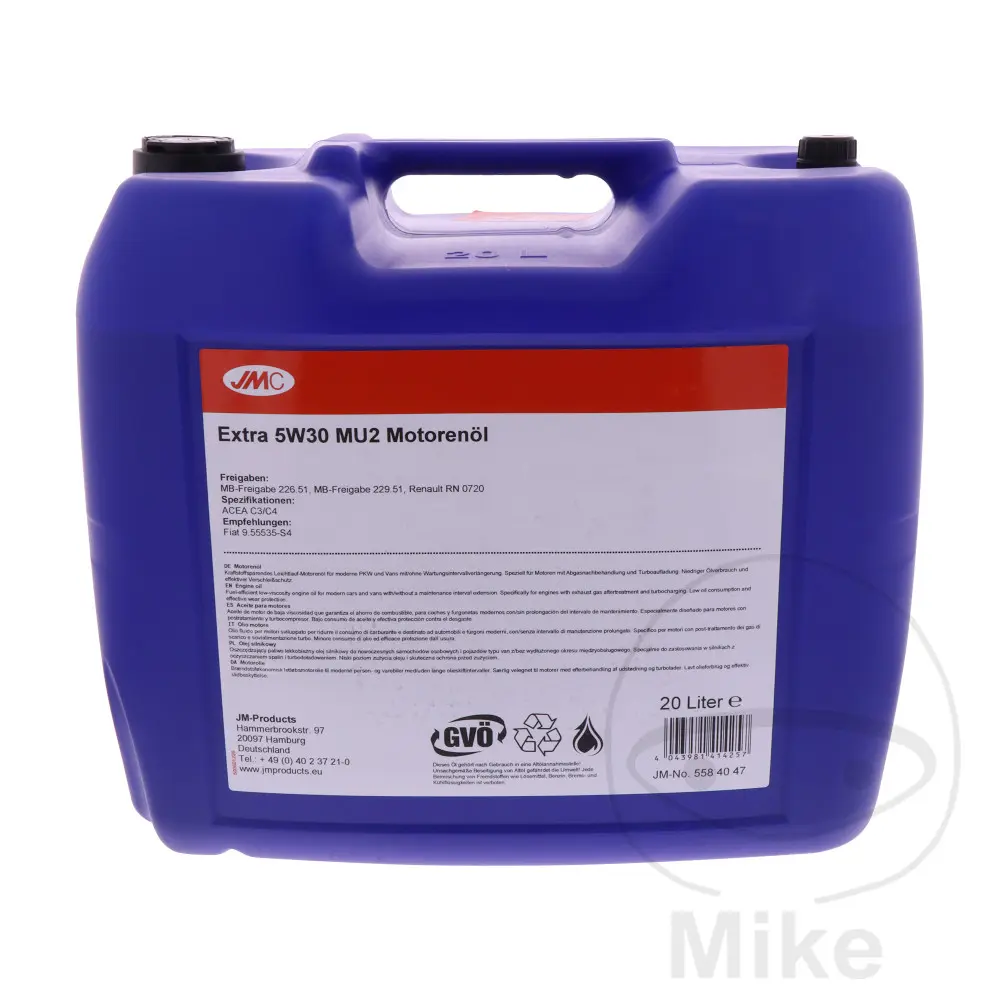 Motoröl JMC 5W30 MU2 20L