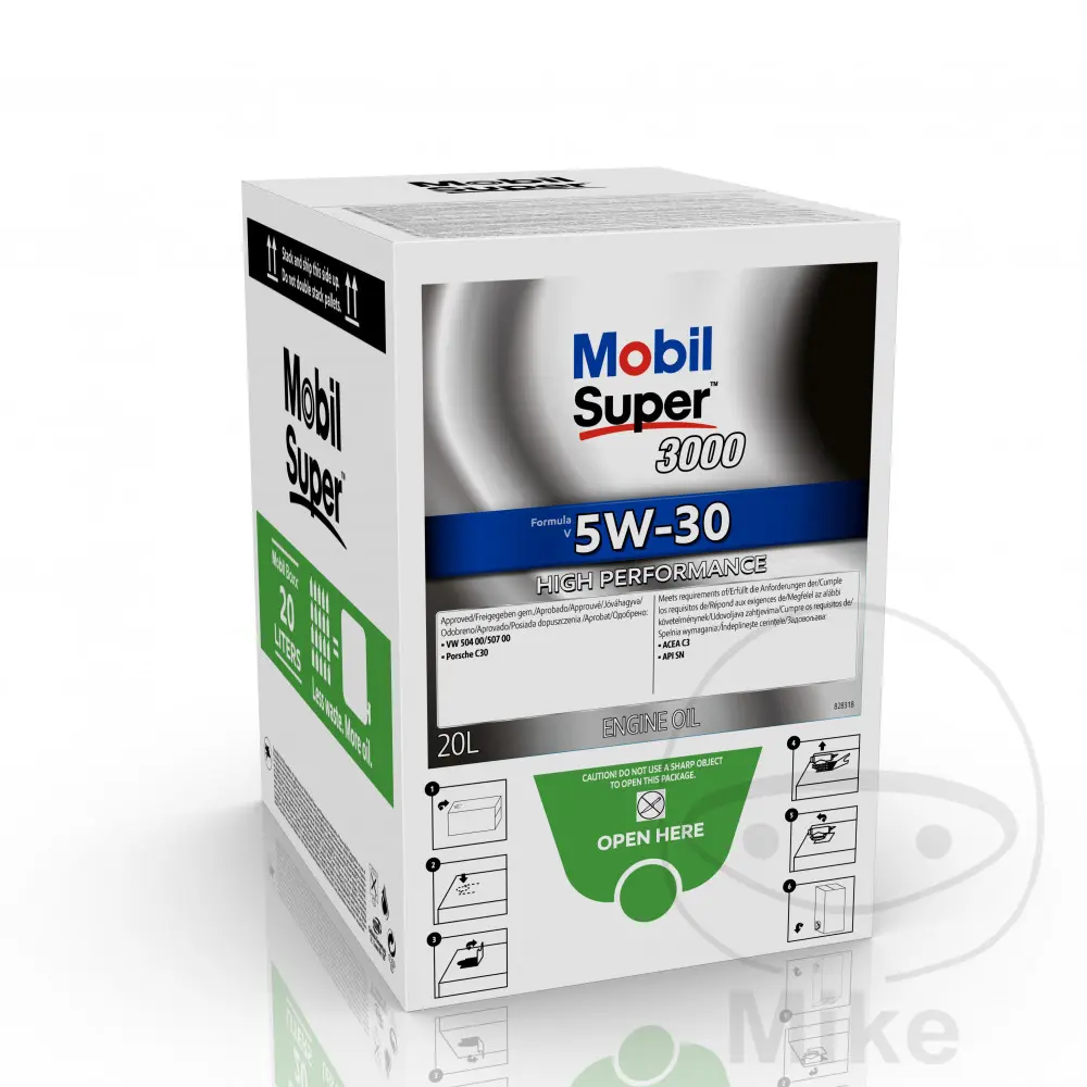 Motoröl Mobil Superoil 5W30 SUP3000V 20 L mit Ablasshahn