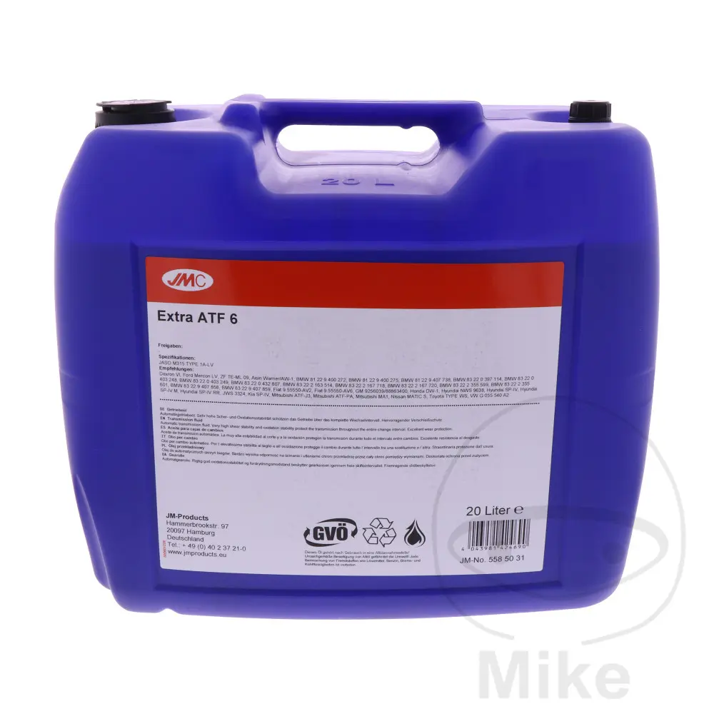 Huile de boîte de vitesses ATF 6 JMC 20 L