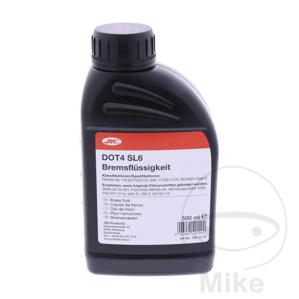 Спирачна течност DOT4 SL6 0.5L JMC