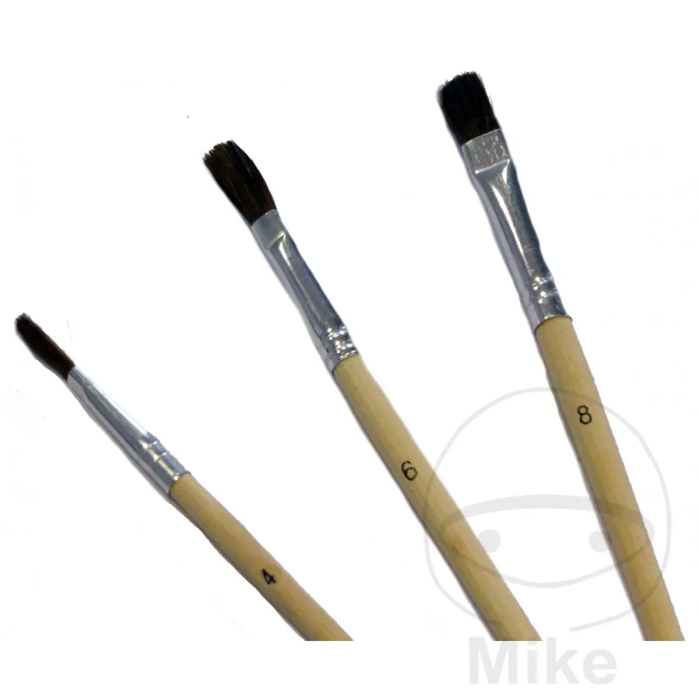 Pfefferkorn টাচ-আপ ব্রাশ সেট ৩ পিস ৪ ৬ ৮ মিমি — 2তম ভিউ