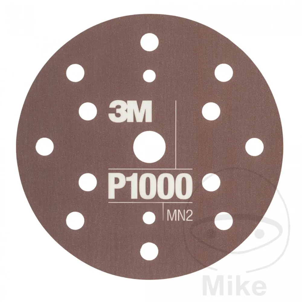 150 K1000 15 سوراخ والی BRAIN FLEXIBLE Hookit 3M گرائنڈنگ ڈسکس