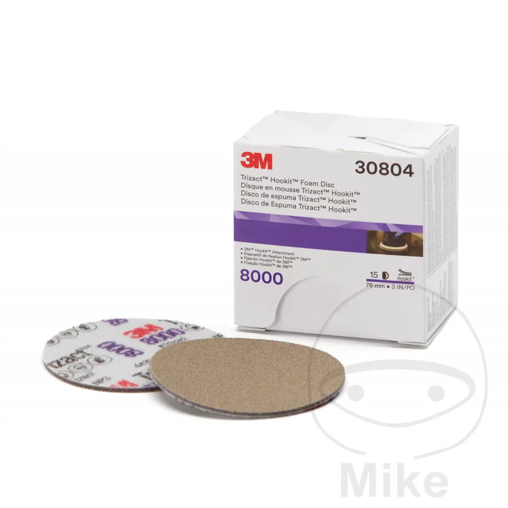 Disques abrasifs fins 3M Trizact K8000 76 mm