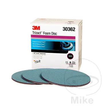Discos abrasivos finos Trizact 3M K5000 76 mm (15 peças)