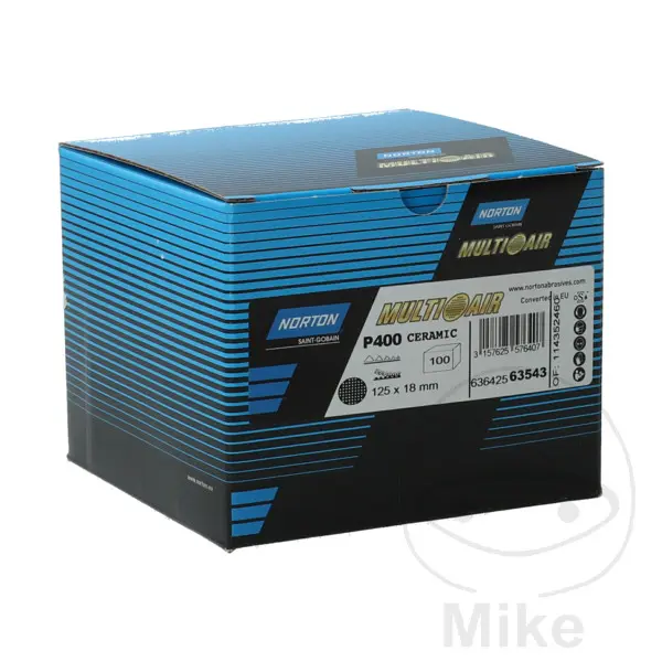 Schleifscheibe Velcro 125 K120 selbstklebende Aufnahme 181L Multi-Air Norton — Ansicht 3