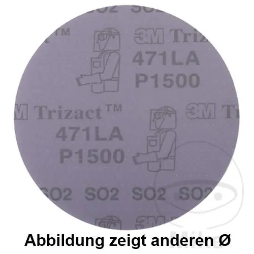 Feinschleifscheiben 3M Trizact K1500 150 mm 471LA