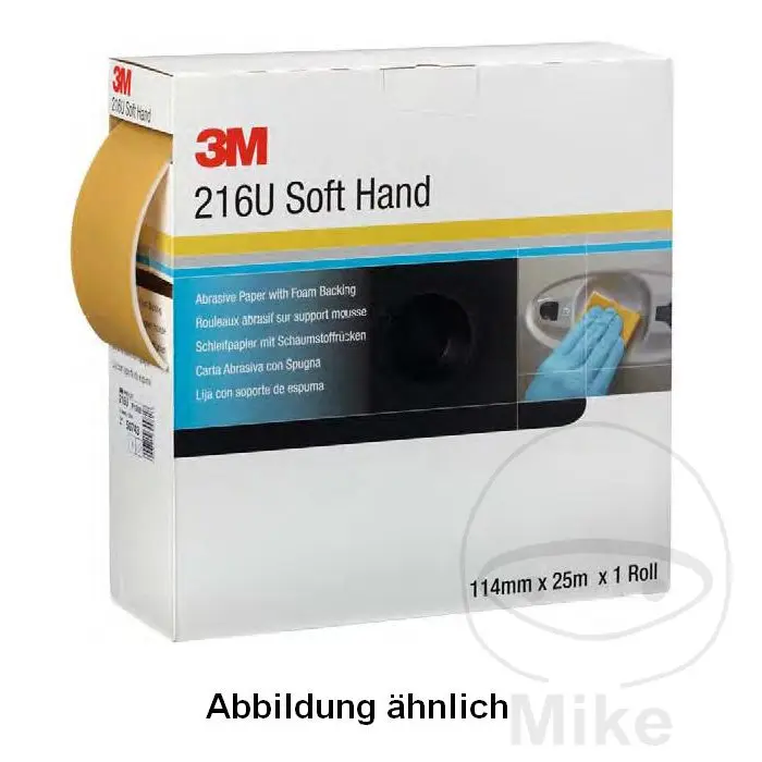 Rouleau à main souple 3M 216U K400 115 mm x 25 m