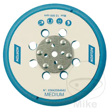 Podložka na suchý zip 150 15 otvorů M8 + 5/16 SELF Grip Norton