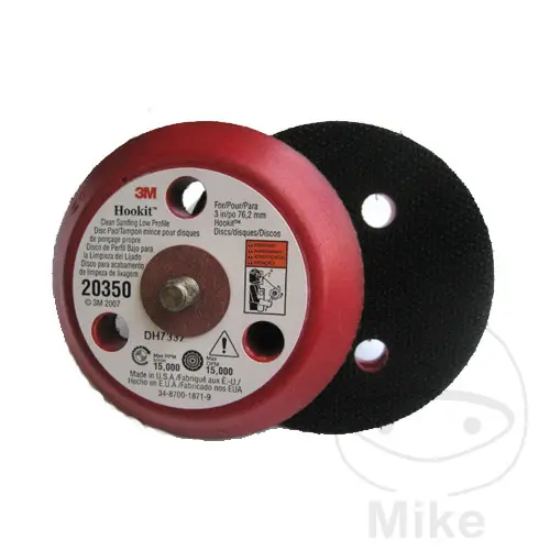 3M Hookit 76 mm 1/4 백업 패드 샌딩 디스크