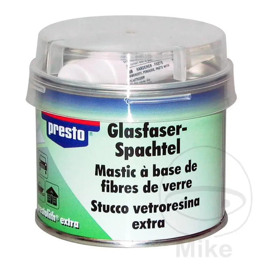 Spatule en fibre de verre 2K 250 g gris avec durcisseur Presto