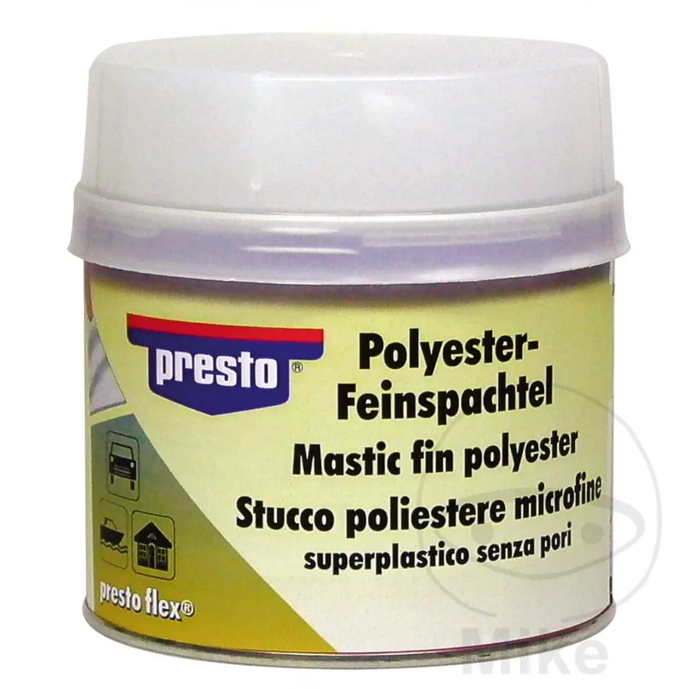 Feinspachtel 2K weiß 1000g Poly mit Härter Presto