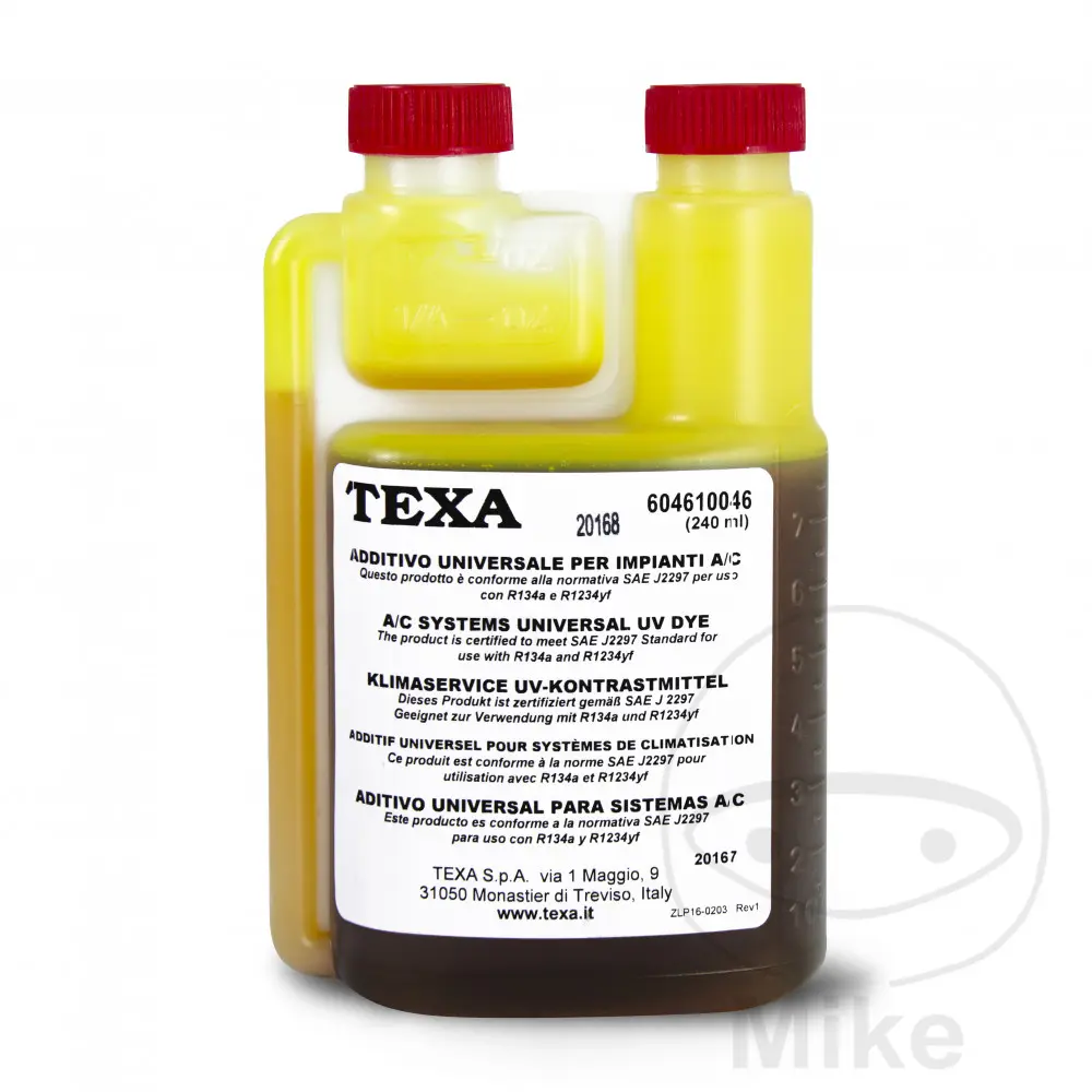 Additif UV pour la recherche de fuites Texa - Produit de contraste sans agent solubilisant