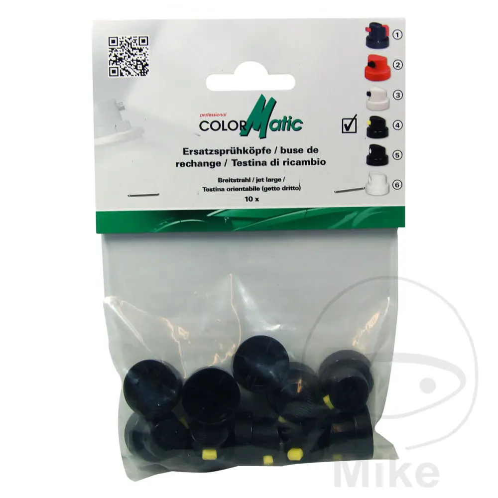 Schwarz Flachstrahl Sprühkappe Dupli Color gel 2K PRE-FILL CLEAR
