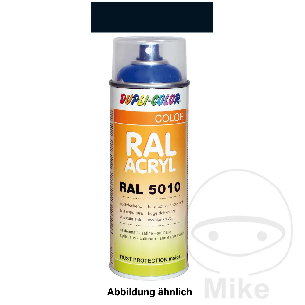 Bombe de peinture Dupli Color RAL 9011 400 ml noir brillant acrylique