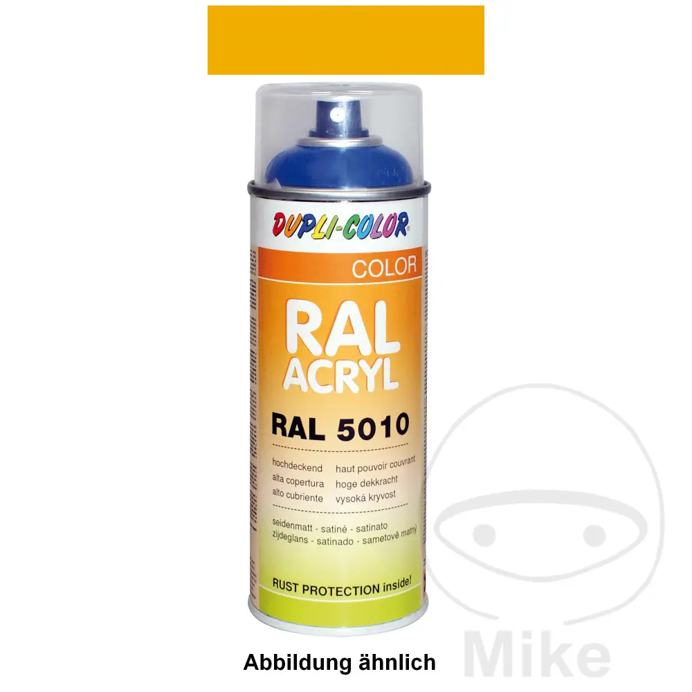 Plechovka akrylové barvy lesklá RAL 1021 400 ml Dupli Color