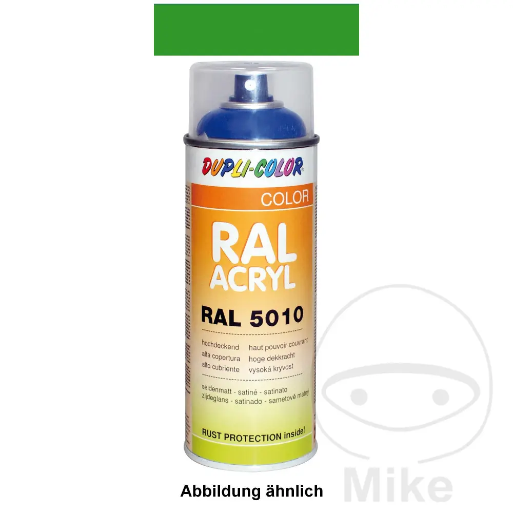 Bombe de peinture Dupli Color RAL 6018 400 ml vert-jaune acrylique brillant